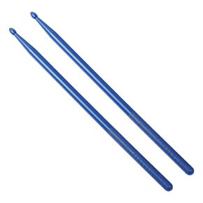 uxcell 5A Drum Stick, 1 Pair Plastic Pound Drumsticks for Exercise, Lightweight Rod Sticks for Drums Set, Durable Musical Instrument Percussion Accessories for Adults, Blue