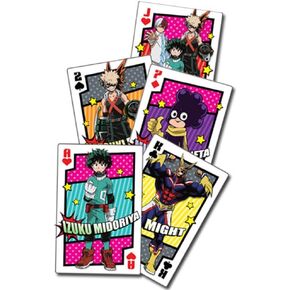 Great Eastern Entertainment My Hero Academia - أوراق لعب مجموعة أزياء البطل