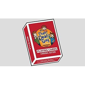 Murphy's Magic Supplies, Inc. That Deaf Guy RED Cardinal Edition Playing Cards