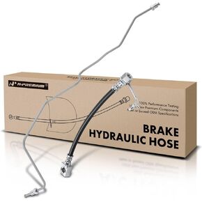 A-Premium Rear Driver Outer Brake Hydraulic Hose Compatible with Select Ram Models - 3500 2015 2016 2017 2018, 5.7L 6.4L 6.7L - Replace# 68233077AC