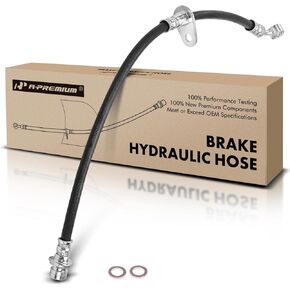 A-Premium Front Driver Side Brake Hydraulic Hose Compatible with Select Honda Models - Odyssey 2011 2012 2013 2014 2015 2016 2017 - Replace# 01465TK8A01