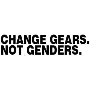 2pcs 5 inch Change Gears Not Genders, Car Sticker Decal Truck Window Bumper Sticker