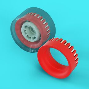 Hollow Wheel Suspension Inserts - More Grip - Electric Skateboard Wheels Performance Upgrade for Boosted Boards, Evolve, Exway, Meepo, Backfire, Acedeck, Tynee