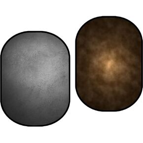 Kate 5x6.5ft Collapsible Backdrop Pop Up Photography Backdrops Grey Brown Portable Background for Headshot, for Portrait Photography, 5x6.5ft