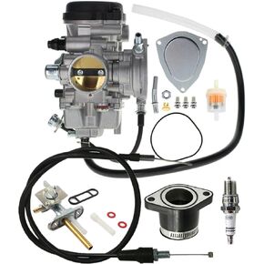 Carburetor Intake Boot Joint With Throttle cable For Yamaha Big Bear 400 Carburetor Kodiak 400 YFM 400 YFM400 2000-2006 2x4 4x4 Carb