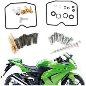 Artudatech Carburetor Rebuild Kit for Kawasaki EX250 Ninja 250R 2008-2012