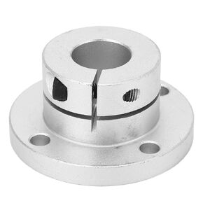 Round Flange Linear Ball Bearing D20 Round Gcr15 Bearing Steel Base Shaft Support 20mm / 0.79in
