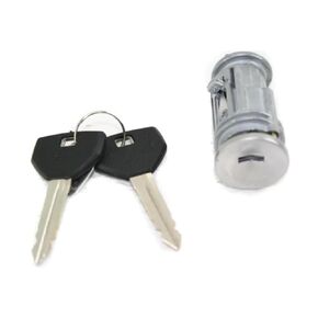 for Jeep Cherokee Ignition Lock Cylinder 1998 99 00 2001 | w/Keys | Chrome | Operable Key | Ignition Switch
