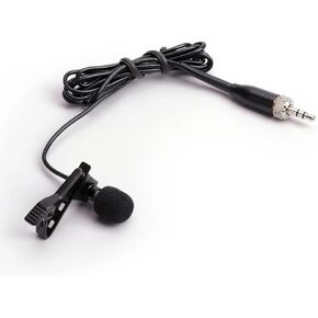 3.5MM Stereo Screw Lock Headset micorphone for Sennheiser bodypack (Double Earhook Microphone)