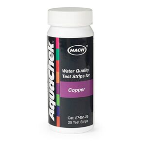 Hach 2745125 Copper Test Strips, 0-3 mg/L