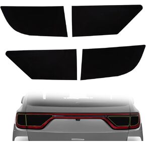 فيلم تعتيم الضوء الخلفي من الفينيل تينت فيلم خلفي مقطوع مسبقًا غطاء تغليف متوافق مع دودج دورانجو 2014-2023 in Kuwait