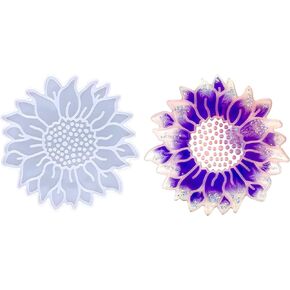 Large Sunflower Wall Hanging Resin Mold, Silicone Flower Epoxy Casting Mold for Wall Decor, Wall Art Silicone Mold for Wall Door Home Decoration