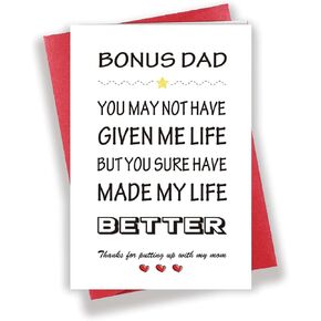 Happy Father’s Day for Husband, Funny Fathers Day Card, Naughty Parenting Card to The Best Dad, Humorous Greeting Card from Wife