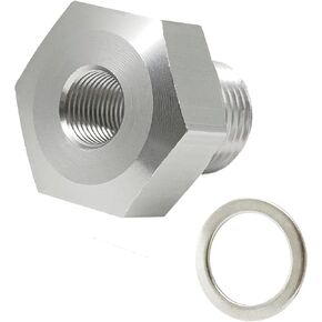 LS Engin Swap Oil Pressure Sensor Adapter, M16-1.5 Adapter to 1/8 NPT Oil Pressure Sensor Fitting for All GM LS Engines LS1 LSX LS3 4.2L 4.3L 4.8L 5.3L 6.0L 6.2L