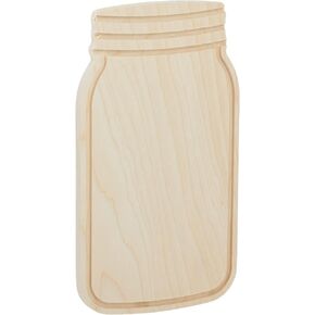 WALNUT HOLLOW Baltic Birch Mason Jar Shape-5"X9"X.35, Brown