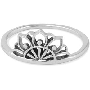 Boma Jewelry Sterling Silver Bohemian Lotus Ring
