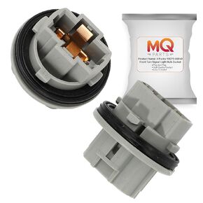 2 Packs 90075-60060 Front Turn Signal Light Bulb Socket Holder Compatible with Toyota Highlander 4Runner Solara Camry Gas Venzaa - Replaces 90075-60060 9007560060