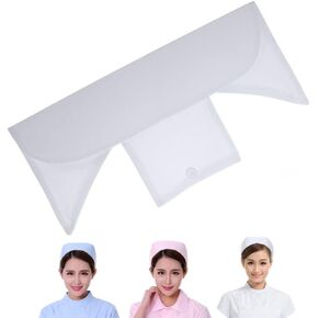 GALPADA Nurse Hat Headband female Nurses Cap Halloween Cosplay Nurse Costume for Women Graduation Party Nursing School