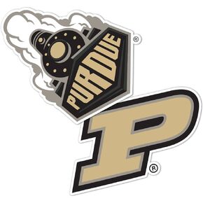 Desert Cactus Purdue University Sticker Boilermakers Boilers Vinyl Decal Laptop Water Bottle Car Scrapbook (4 Inch Set VB)