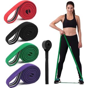 Resistance Bands for Working Out,4pcs Fabirc Resistance Band Set Full Body Elastic Bands for Exercise Bands Workout Bands Resistance