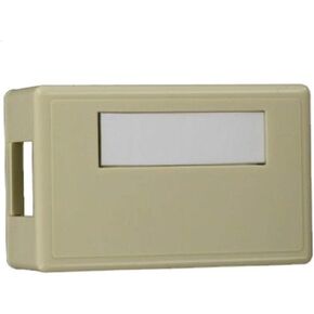 Leviton 41089-1IP QuickPort Surface Mount Housing, 1-Port, Ivory
