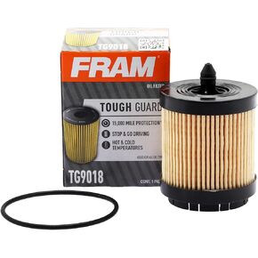 FRAM Tough Guard Replacement Oil Filter TG9018, Designed for Interval Full-Flow Changes Lasting Up to 15K Miles