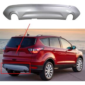 Rear Lower Bumper Cover Silver Replacement for Escape 2013 2014 2015 2016 2017 CJ5Z17K83BA
