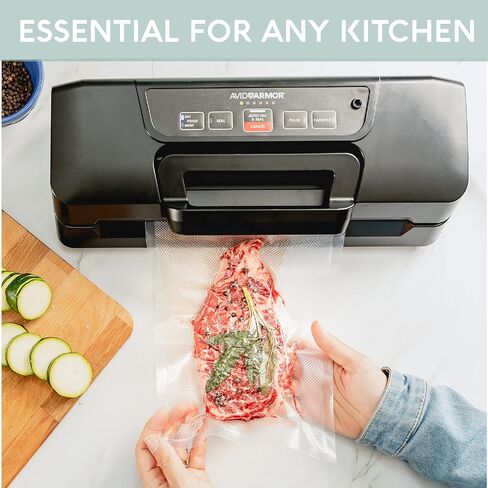 Avid Armor - آلة إغلاق الفراغ AVS7900، جهاز ختم الطعام بالفراغ للأغذية، آلة تعبئة الفراغ لختم اللحوم، آلات إغلاق الفراغ المدمجة مع شريط ختم الفراغ مقاس 12 بوصة in Kuwait