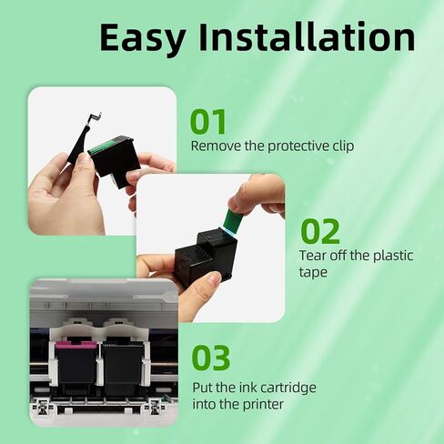 67xl من خرطوشة الحبر الأسود البديل عالي العائد لـ HP 67XL Black ، لـ HP Ink 67 67xl ، لـ Envy 6000 6055 6055e 6058 6075 6400 6455 لـ Deskjet 2752 2755 2700 2755e 4155 41500 2800 Printer (2 Black) in Kuwait