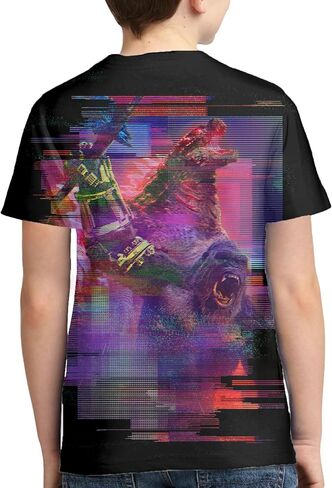Monster Shirt Movie Short Sleeved Novelty T-Shirt for Boy and Girl in Saudi Arabia
