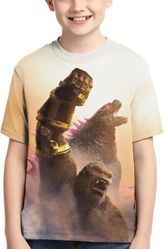 Monster Shirt Movie Short Sleeved Novelty T-Shirt for Boy and Girl in Saudi Arabia