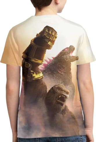 Monster Shirt Movie Short Sleeved Novelty T-Shirt for Boy and Girl in Saudi Arabia
