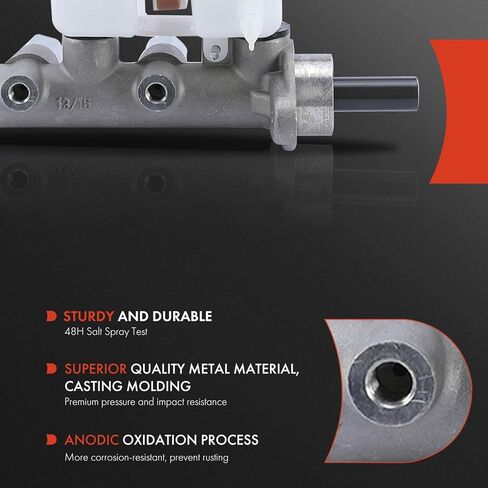 A-Premium Brake Master Cylinder with Reservoir and Sensor Compatible with Hyundai Vehicles - Elantra 2006 2007 2008 2009 2010 - Replace# 585102H000 in Saudi Arabia