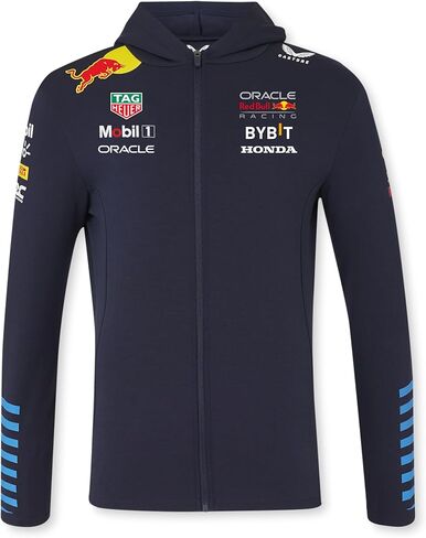 Red Bull Racing F1 Men's 2024 Team Full Zip Hooded Sweatshirt in Kuwait