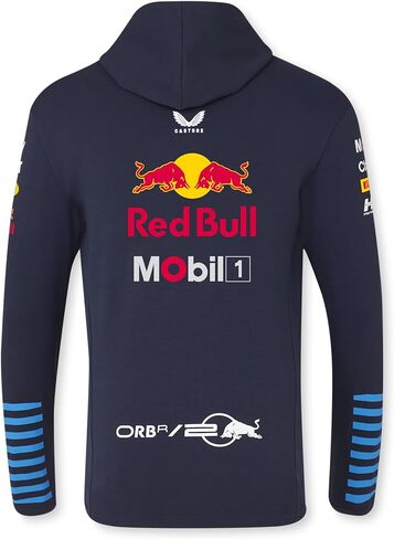 Red Bull Racing F1 Men's 2024 Team Full Zip Hooded Sweatshirt in Kuwait