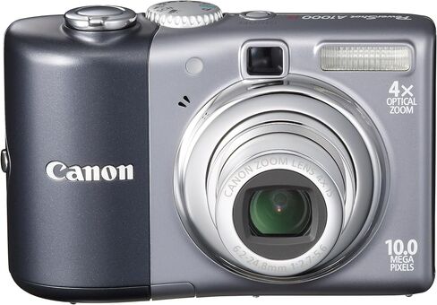 كاميرا Canon Powershot A1000IS الرقمية بدقة 10 ميجابكسل مع تكبير بصري للصورة 4x (رمادي) (متجدد) in Saudi Arabia