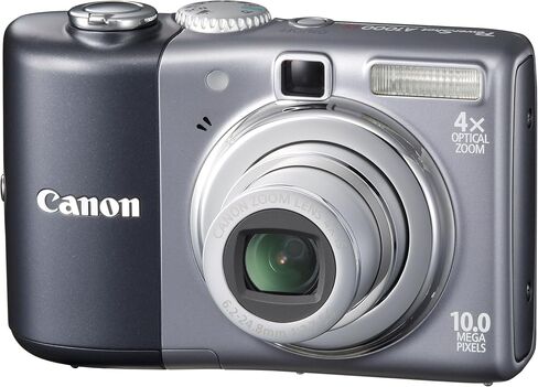 كاميرا Canon Powershot A1000IS الرقمية بدقة 10 ميجابكسل مع تكبير بصري للصورة 4x (رمادي) (متجدد) in Saudi Arabia