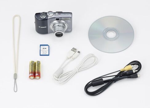 كاميرا Canon Powershot A1000IS الرقمية بدقة 10 ميجابكسل مع تكبير بصري للصورة 4x (رمادي) (متجدد) in Saudi Arabia