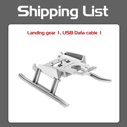 جهاز الهبوط Mini 4 Pro ذو الساق الممتدة القابلة للطي مع أضواء فلاش LED جهاز الهبوط لملحقات طائرة DJI Mini 4 Pro بدون طيار in Saudi Arabia