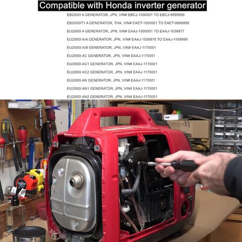 مكربن ​​EU2000i متوافق مع Honda 16100-Z0D-D03 16100-Z0D-D01 EB2000i EB2000I EU2000I EB2000IT1 EU2000IK1 EU2000IK1 Carb مع فلتر هواء وحشية عازلة للحرارة in Kuwait