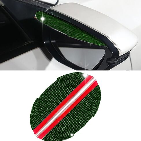 قطعتان من واقي حاجب المطر، مرآة الرؤية الخلفية للسيارة اللامعة، حواجب المطر، واقي الرؤية الخلفية للحاجب الجانبي، واقي المطر لمعظم السيارات والشاحنات وسيارات الدفع الرباعي (لون AB) in Kuwait