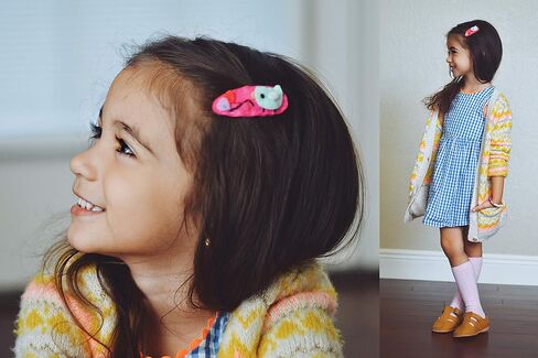 California Tot Felt Cute Animal Hair Snap, Non-Slip Hair Clips for Toddler, Girls (Mega Set of 9) in Saudi Arabia
