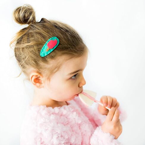 California Tot Felt Cute Animal Hair Snap, Non-Slip Hair Clips for Toddler, Girls (Mega Set of 9) in Saudi Arabia
