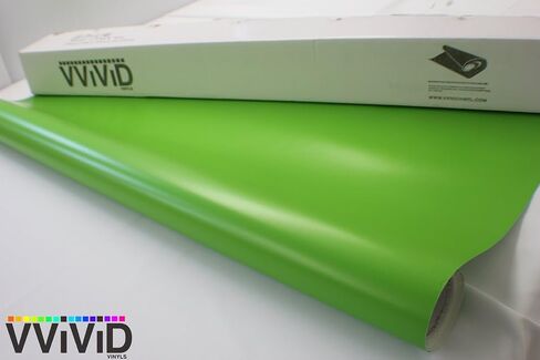 VViViD Matte Lime Green (1.5ft x 5ft) in Saudi Arabia
