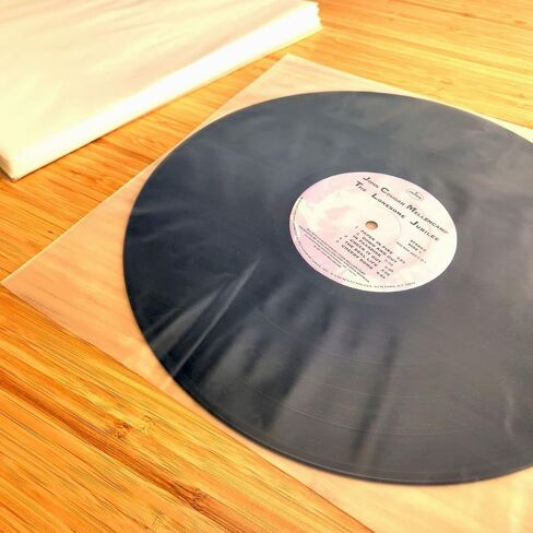BCW Anti-Static Polypropylene 12-inch Record Inner Sleeves -100 ct | Vinyl LP Storage Protectors | Storage for 12" Vinyl | Protection for Record Collections | Inner Sleeves for Vinyl Records in Saudi Arabia
