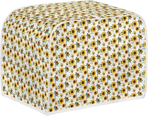 عباد الشمس النحل 2 شريحة محمصة غطاء المطبخ الأجهزة الصغيرة يغطي بصمة ودهني حامي آلة قابل للغسل البوليستر محمصة غطاء غبار مع ديكور المنزل المطبخ in Kuwait