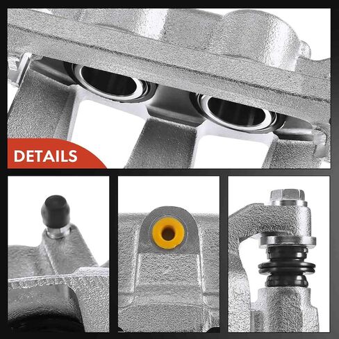 A-Premium Disc Brake Caliper Assembly with Bracket Compatible with Select Ford Models - For F-250 Super Duty/F-350 Super Duty 2013 2014 2015 2017 2018 2019, 6.2L/6.7L - Rear Left Driver Side in Saudi Arabia