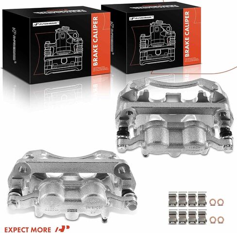A-Premium Disc Brake Caliper Assembly with Bracket Compatible with Select Ford Models - For F-250 Super Duty/F-350 Super Duty 2013 2014 2015 2017 2018 2019, 6.2L/6.7L - Rear Left Driver Side in Saudi Arabia