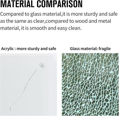 حامل شاشة كمبيوتر مزدوج من الأكريليك الشفاف لشاشة سطح المكتب للكمبيوتر المحمول وجهاز الكمبيوتر المحمول مقاس 11.8 بوصة، منظم مكياج مكتبي، حامل عرض لمعدات الصوت والفيديو، سطح طابعة التلفزيون، 2 حزمة in Kuwait