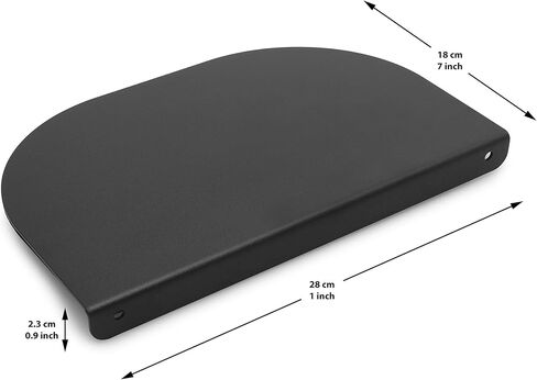 Wecker Monitor Mount Reinforcement Plate - Steel - for Thin Glass and Other Fragile Table Tops - Fits Most Monitor Stand C Clamp Installation - Anti-Slip Padding - Complete with Cleaning Cloth in Saudi Arabia